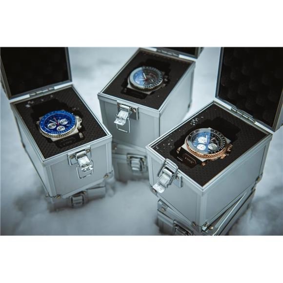 Stainless Steel Chronograph Big Face 50mm Swiss Watches for Men - Picture 5 of 6